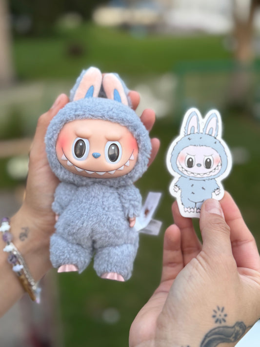 Authentic LABUBU THE MONSTERS - Exciting Macaron Vinyl Face plush pendant