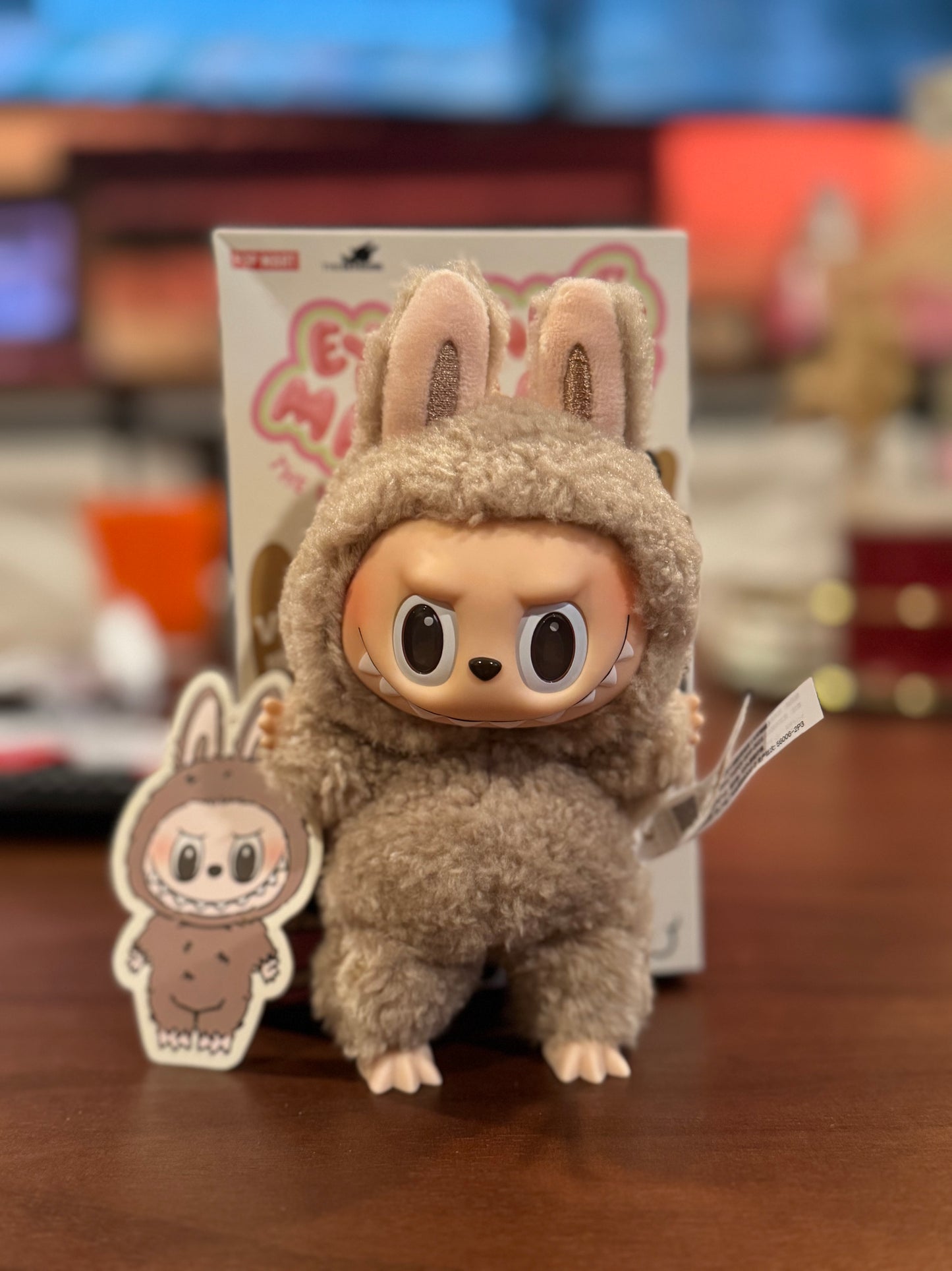 Authentic LABUBU THE MONSTERS - Exciting Macaron Vinyl Face plush pendant