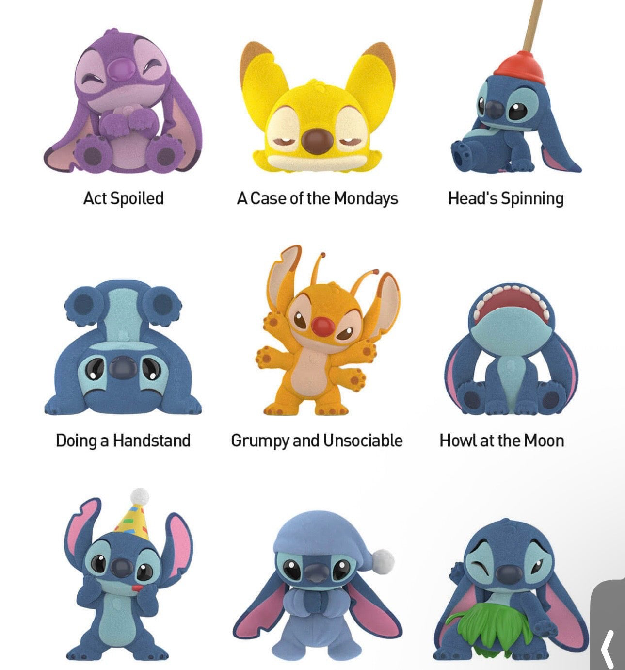 Authentic Stitch Little emotions figure custom keychains