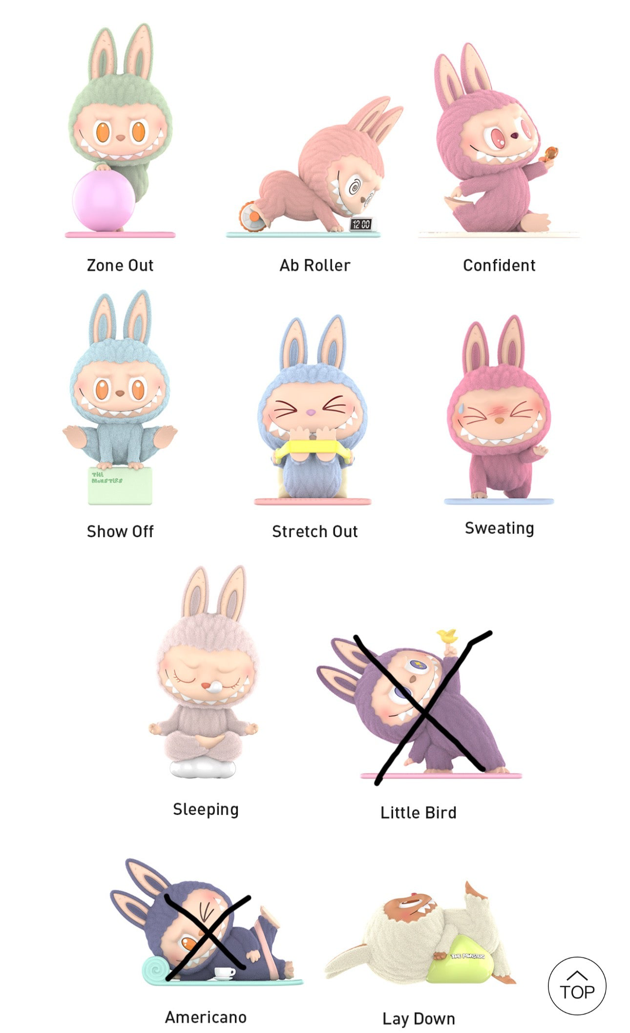 Authentic LABUBU Lazy yoga turned into Custom Keychain