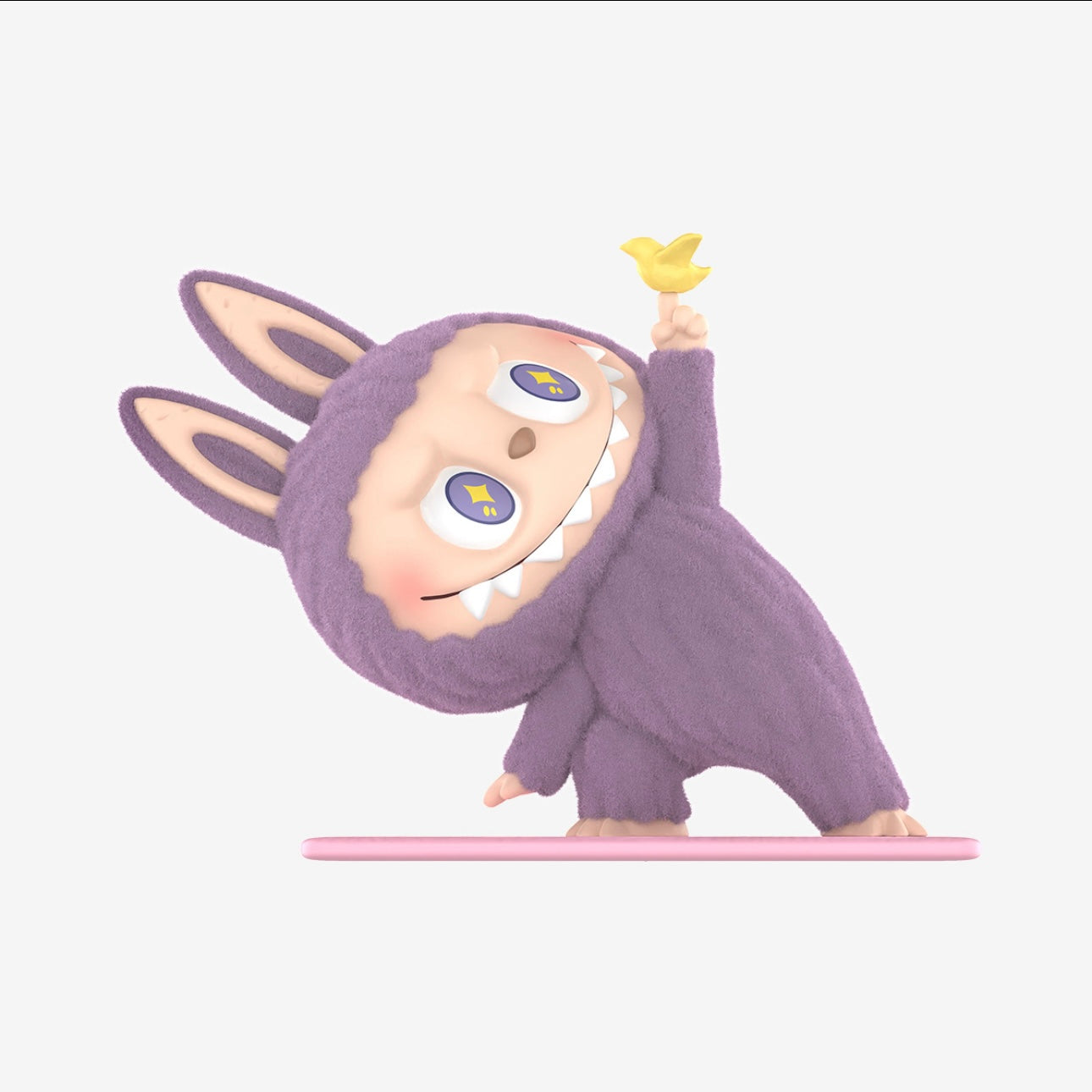 Authentic LABUBU Lazy yoga turned into Custom Keychain