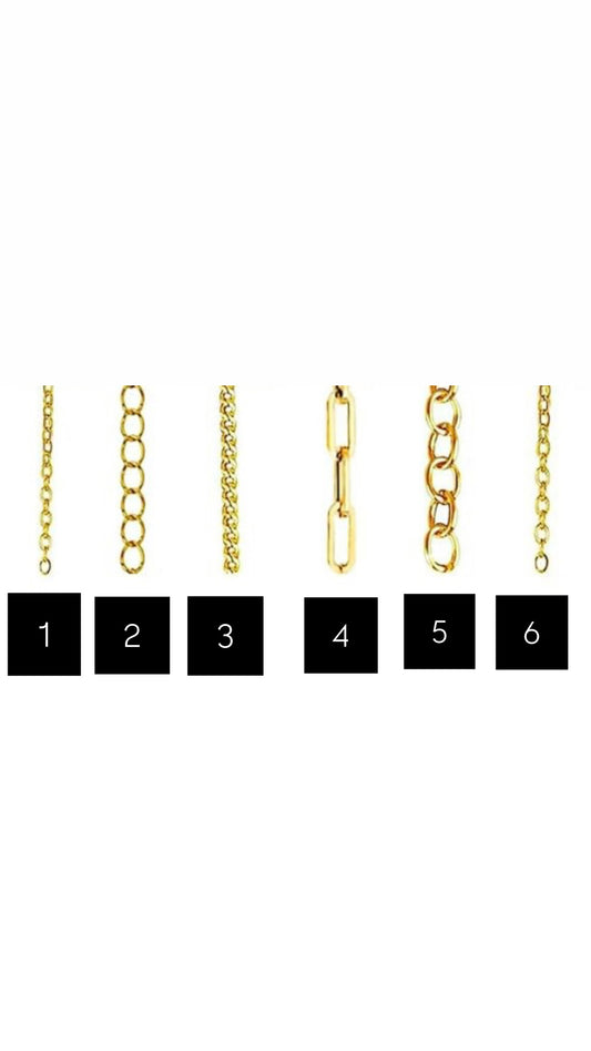 Chain type selection (same types for all colors)